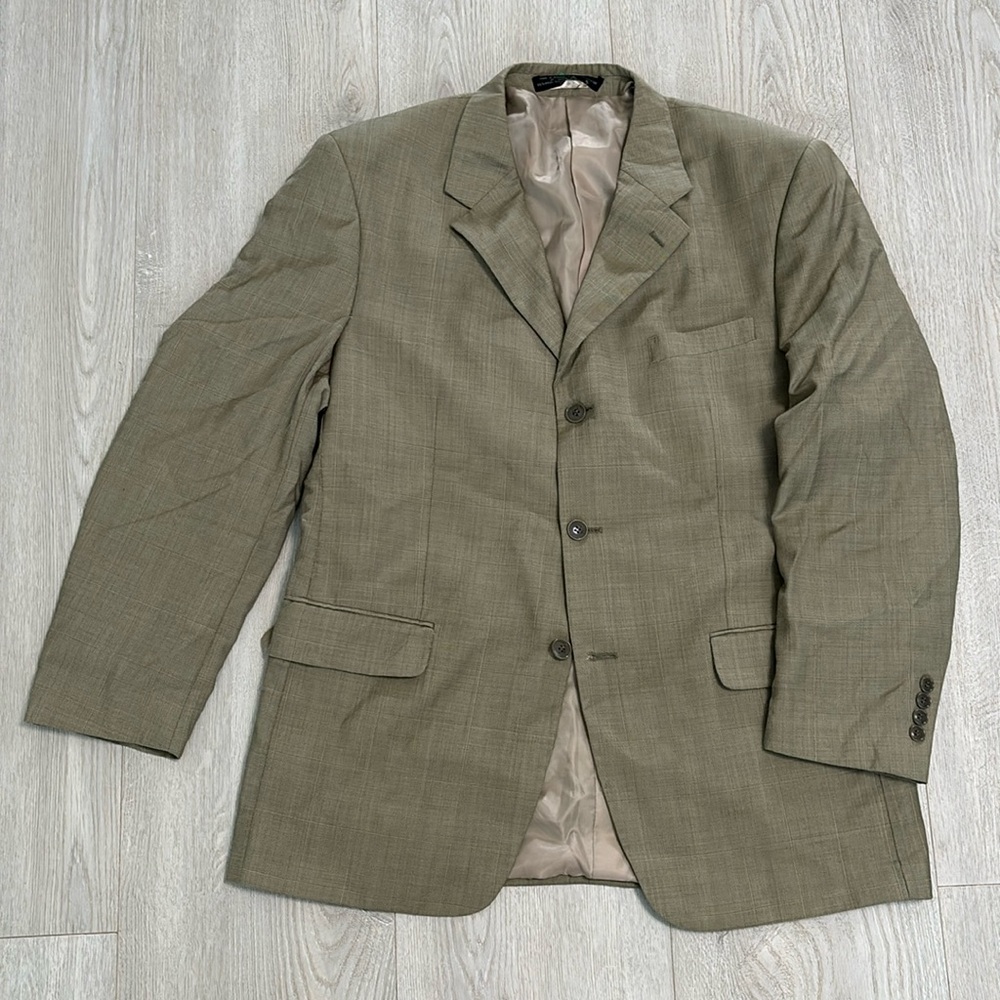 🔥BUNDLE SALE Mens 42R Jones New York 3 button wool blend sports coat suit jacket